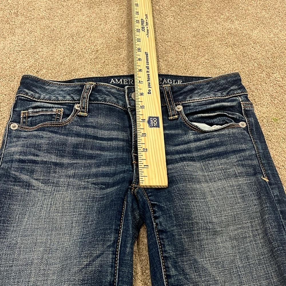 American Eagle outfitters super stretch skinny jeans 0 short . - Picture 4 of 9